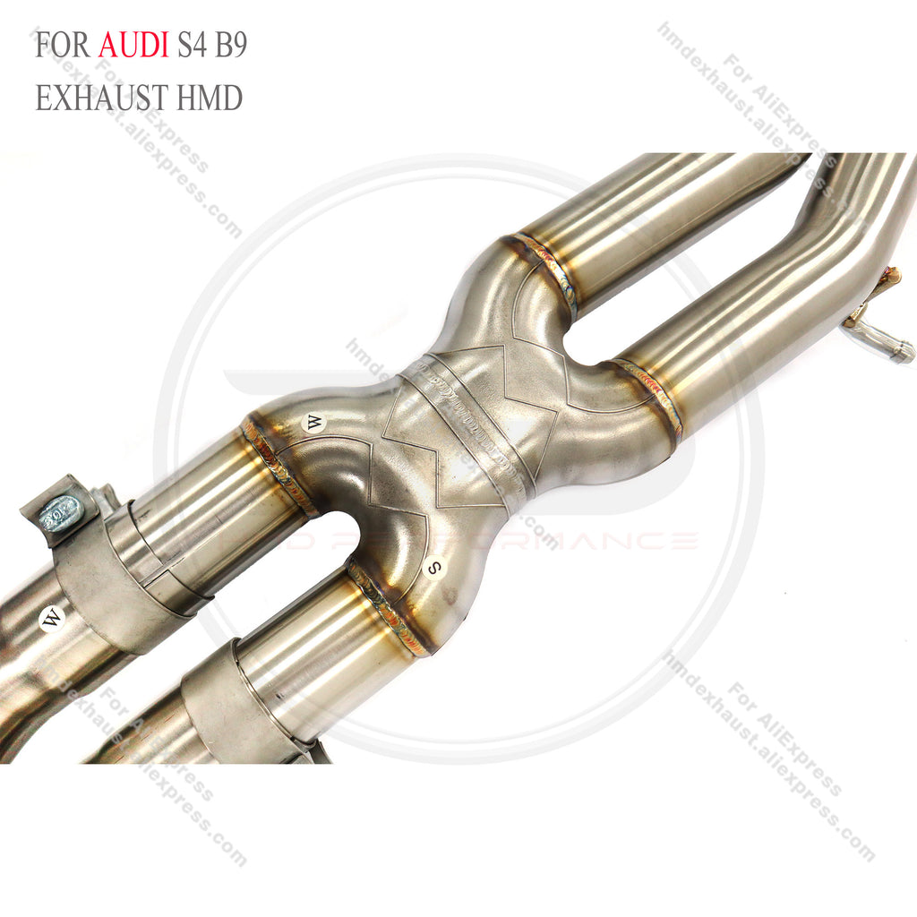 Audi S4 B9 3.0T catback sus304 Valved Sport Exhaust System