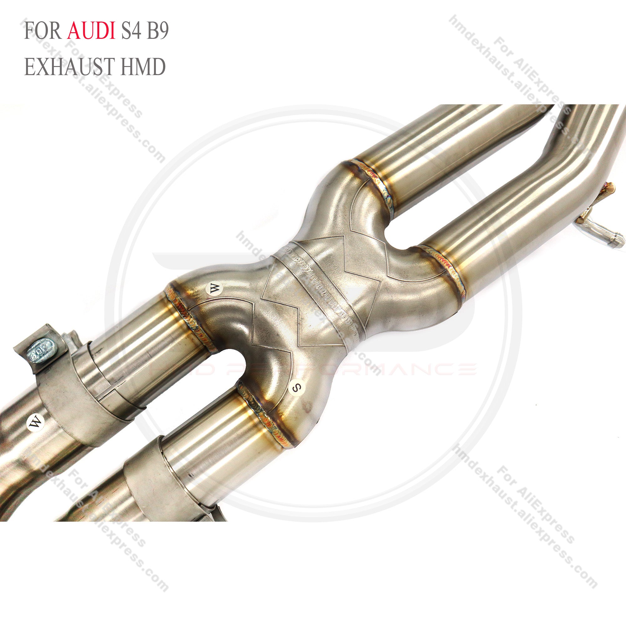 Audi S4 B9 3.0T catback sus304 Valved Sport Exhaust System