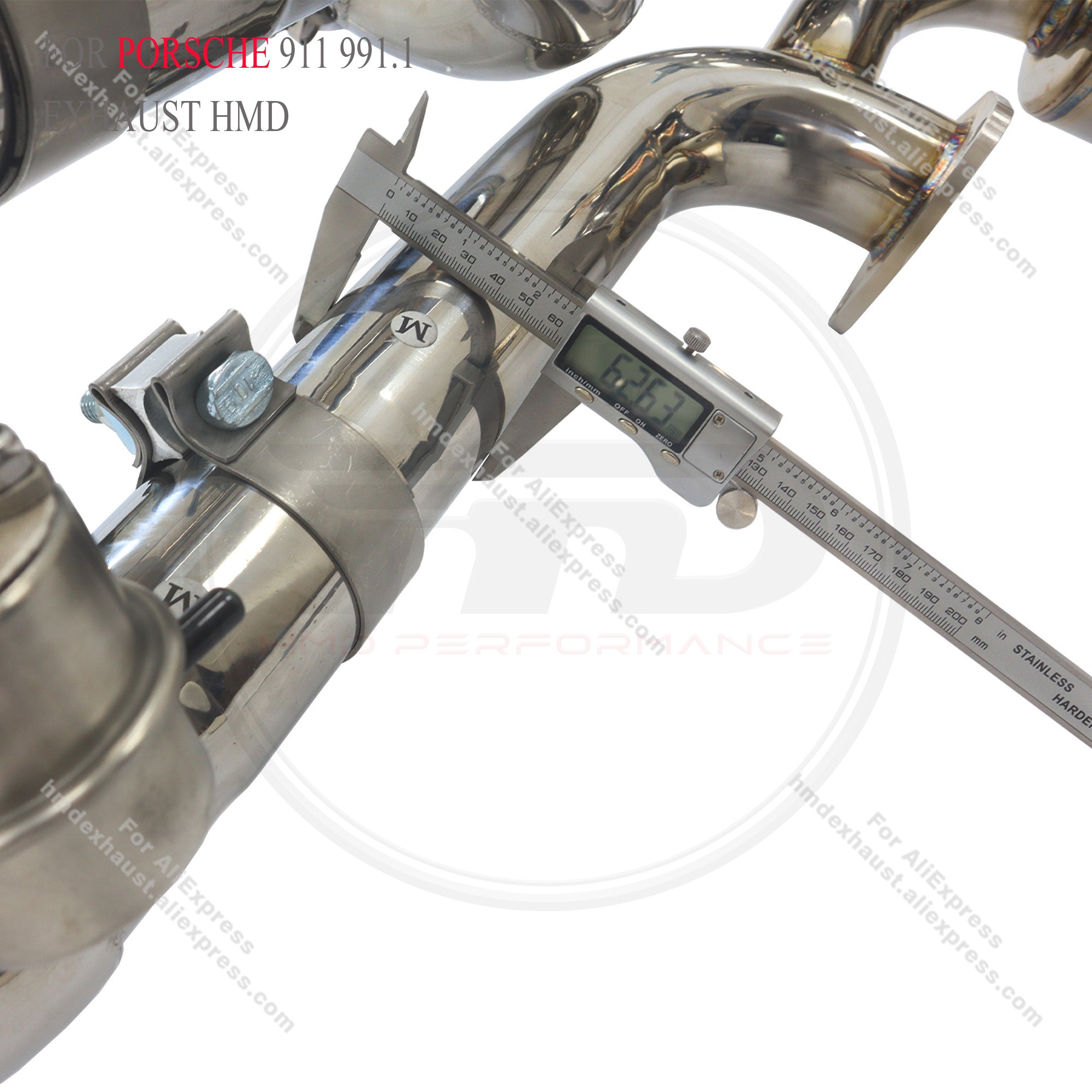 Porsche 911 991.1 3.8L catback sus304 Valved Sport Exhaust System