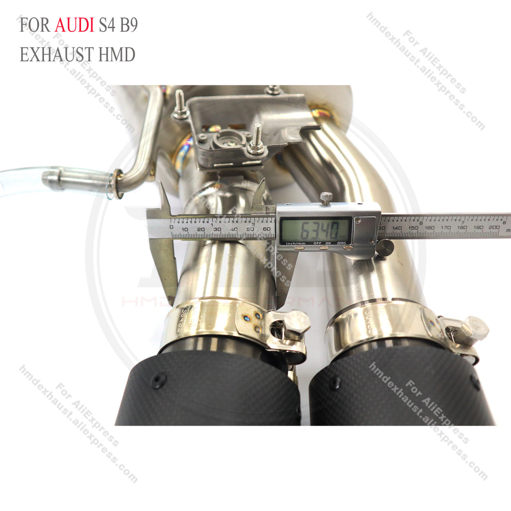 Audi S4 B9 3.0T catback sus304 Valved Sport Exhaust System