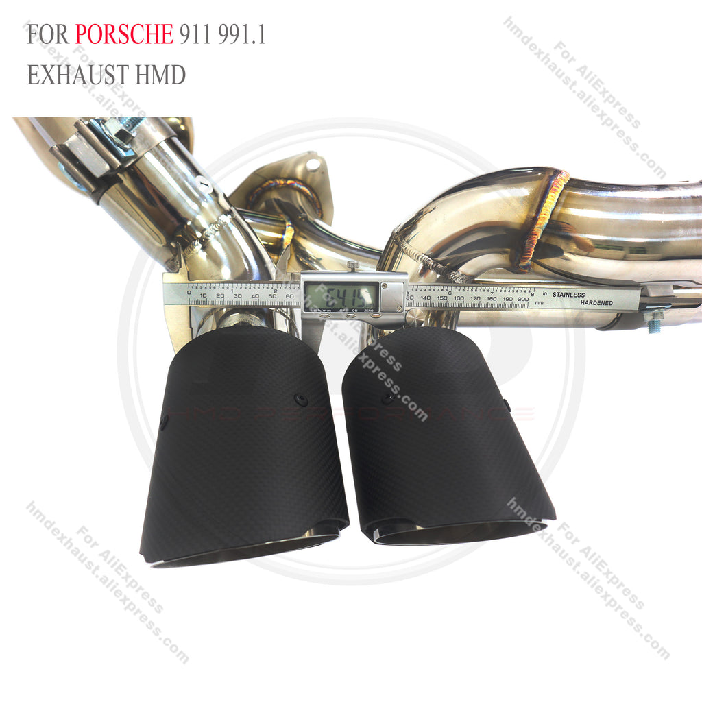 Porsche 911 991.1 3.8L catback sus304 Valved Sport Exhaust System
