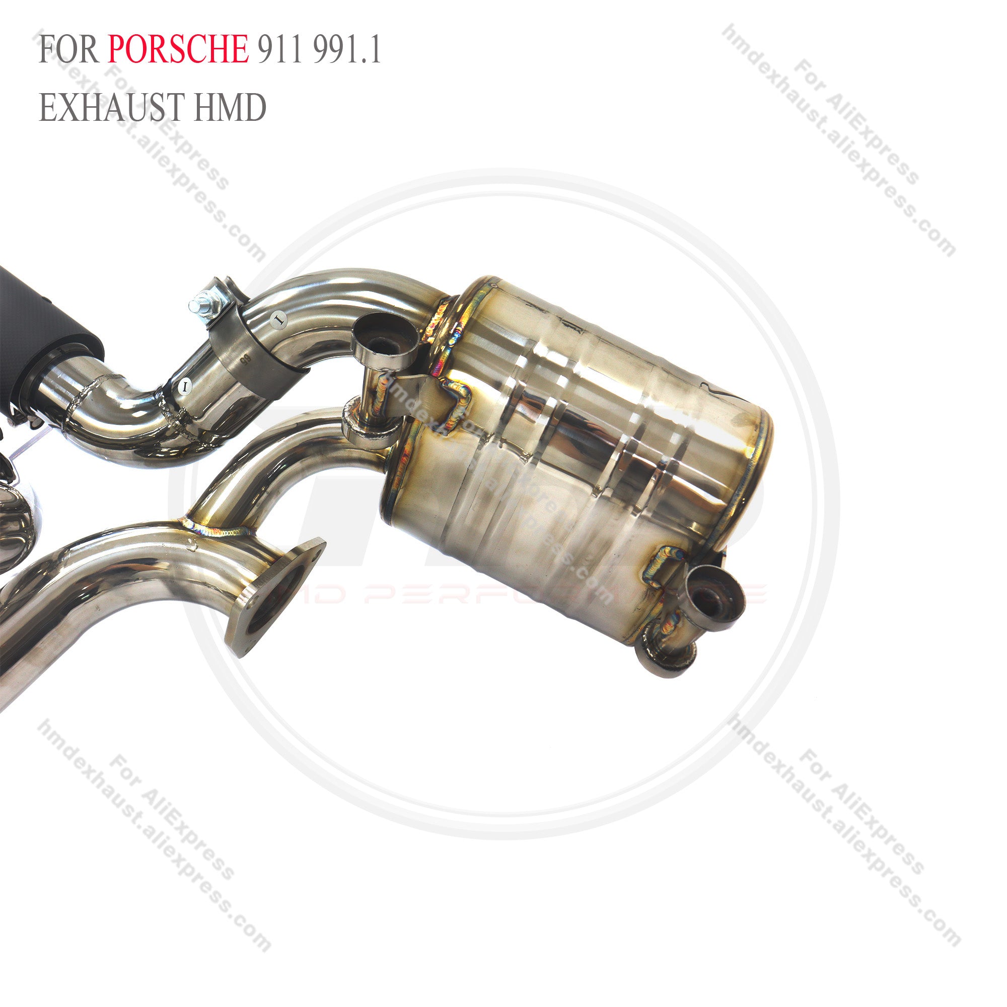 Porsche 911 991.1 3.8L catback sus304 Valved Sport Exhaust System