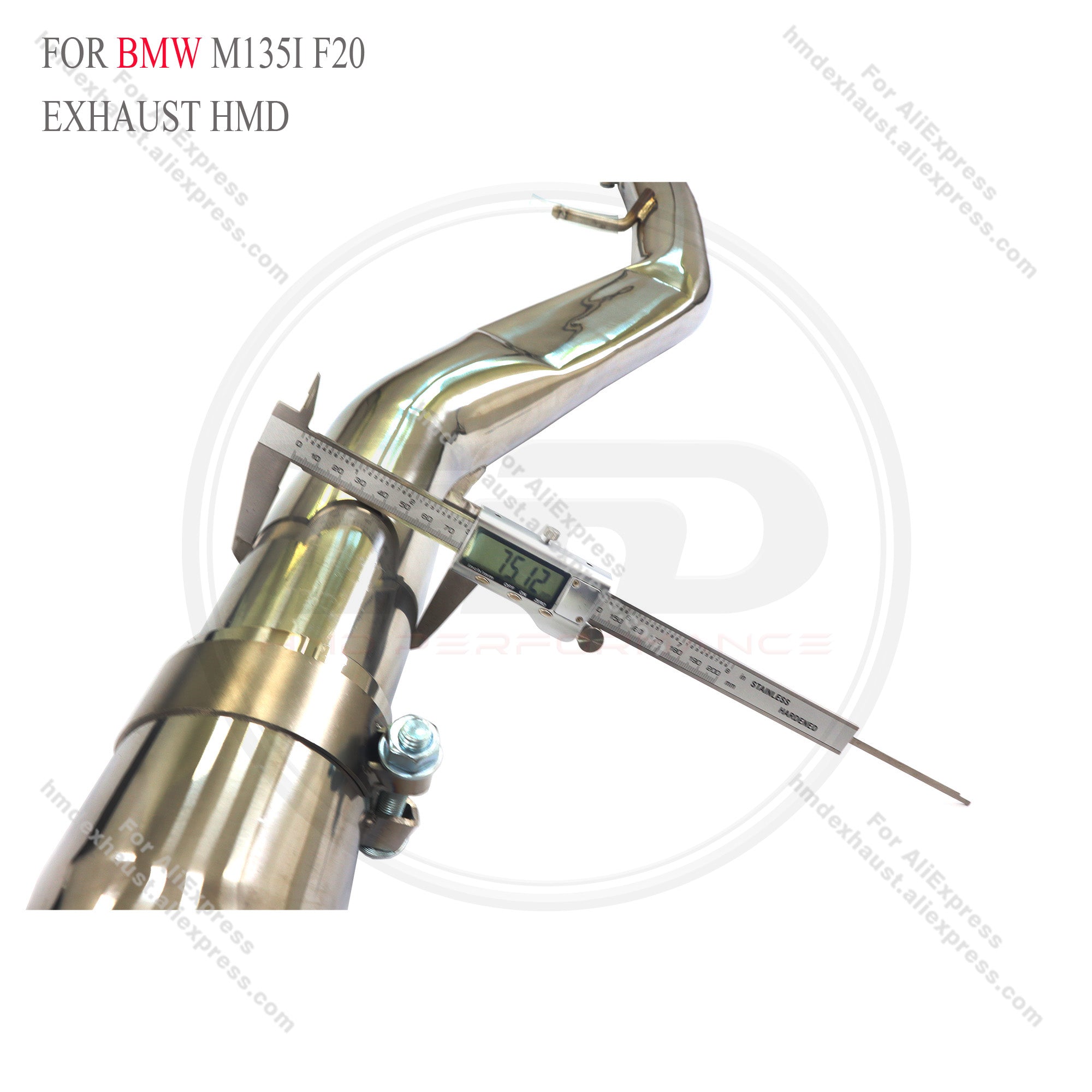 BMW M135i F20 catback sus304 Valved Sport Exhaust System