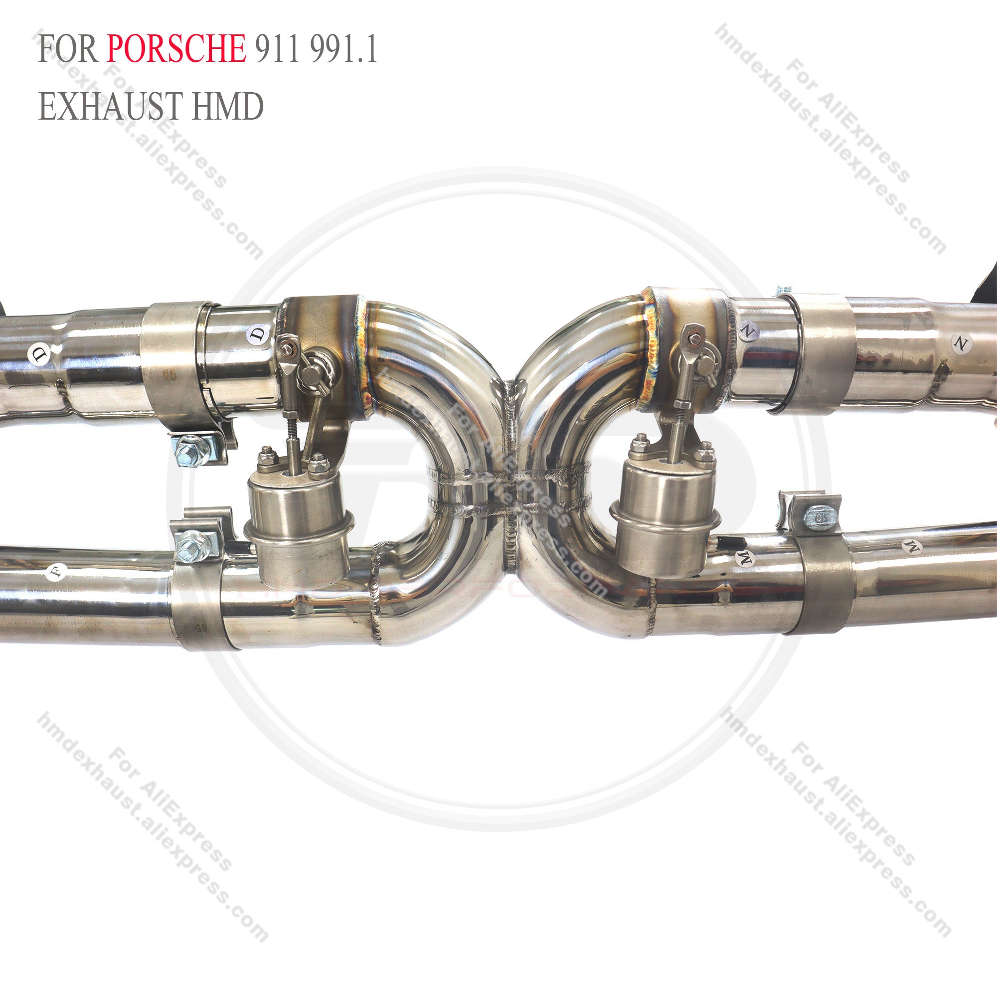 Porsche 911 991.1 3.8L catback sus304 Valved Sport Exhaust System