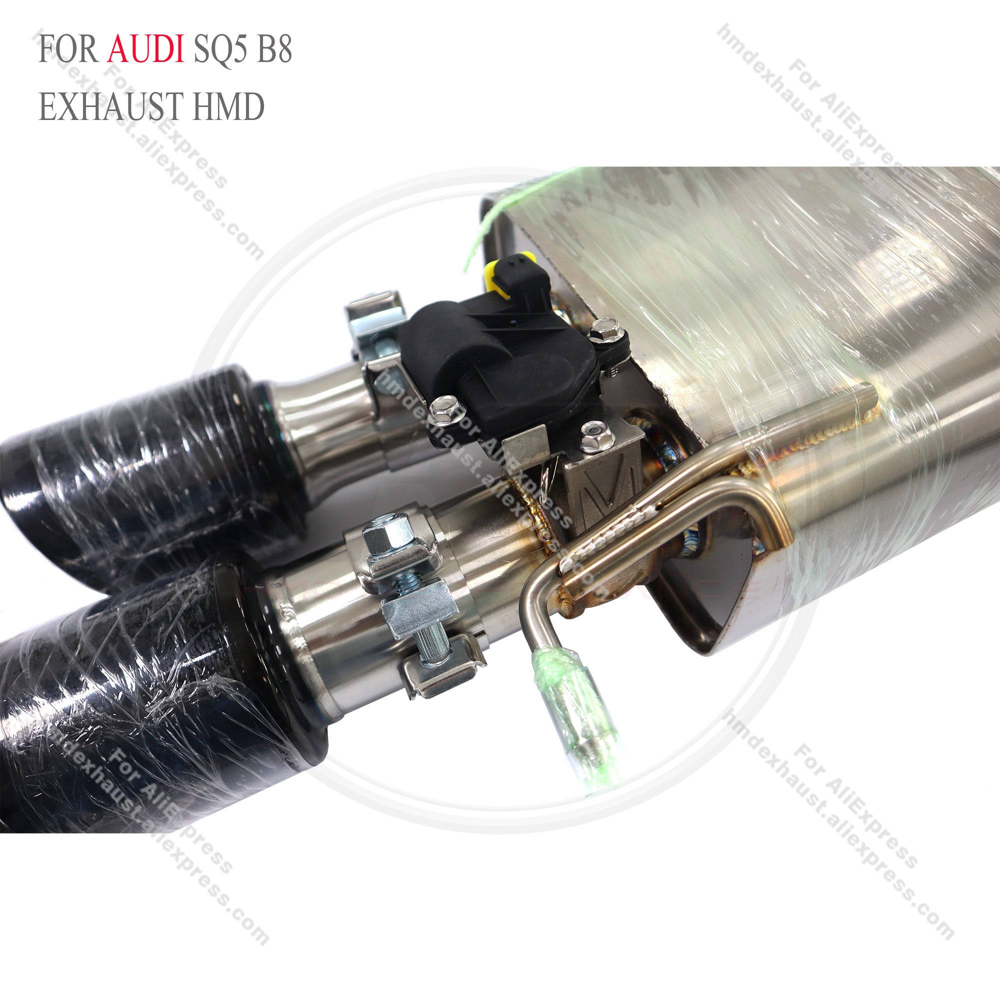 Audi SQ5 B8 3.0T catback sus304 Valved Sport Exhaust System  with Z pipe