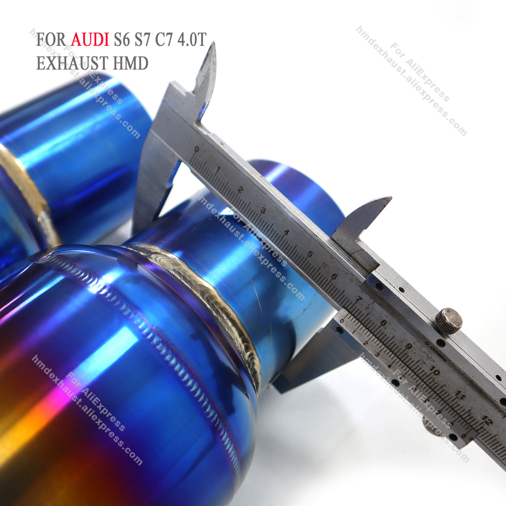 AUDI S6 S7 C7 4.0T Catback Titanium Valved Sport Exhaust System