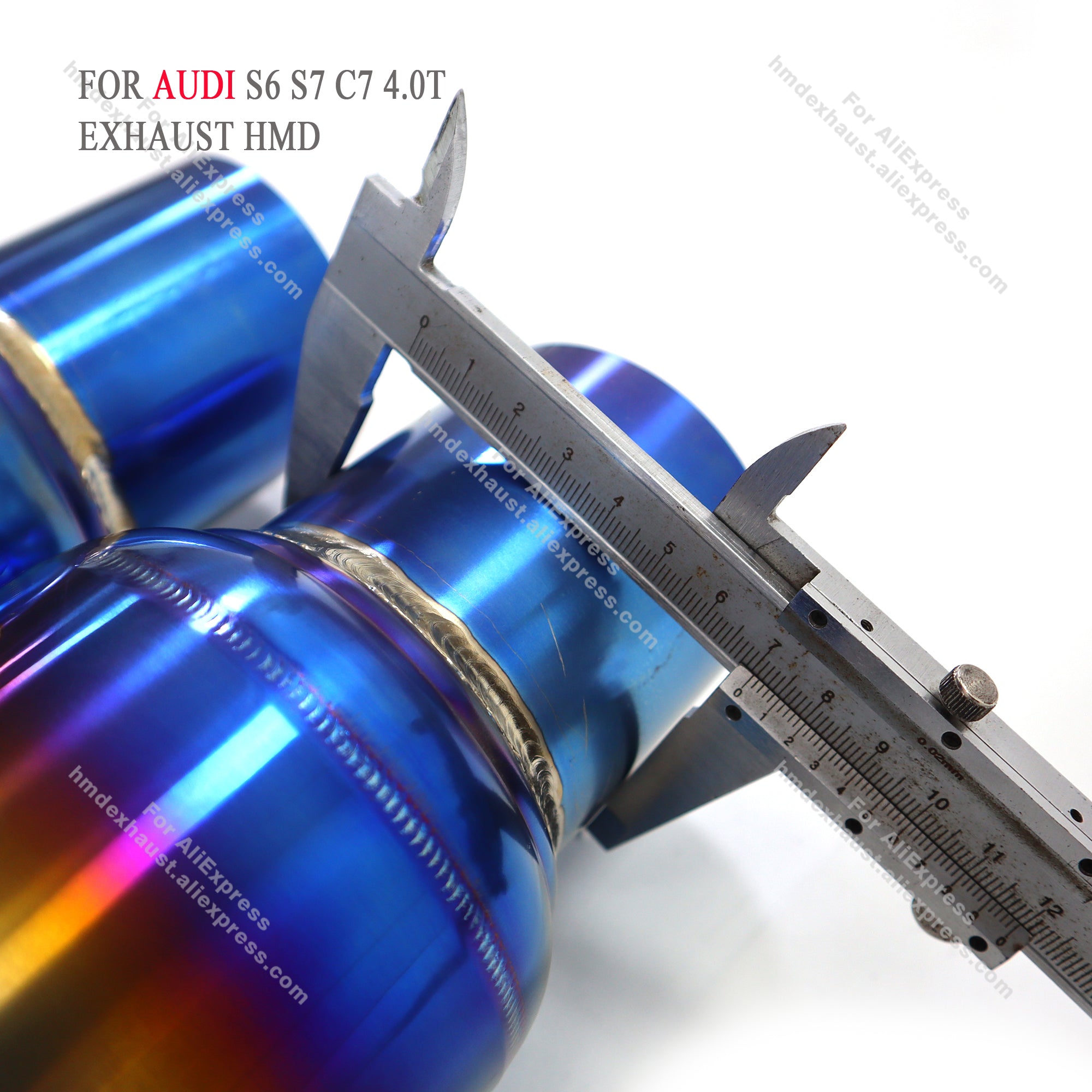 AUDI S6 S7 C7 4.0T Catback Titanium Valved Sport Exhaust System