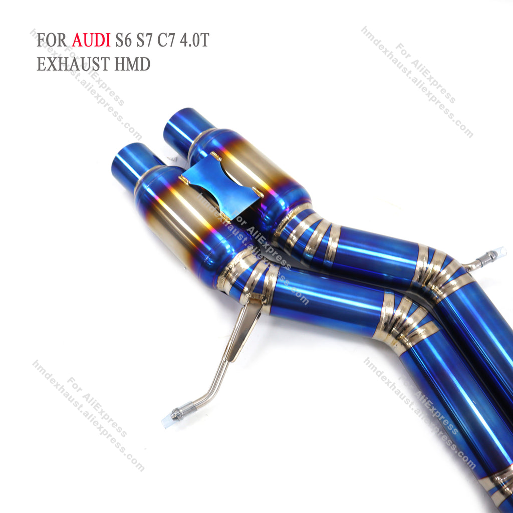 AUDI S6 S7 C7 4.0T Catback Titanium Valved Sport Exhaust System