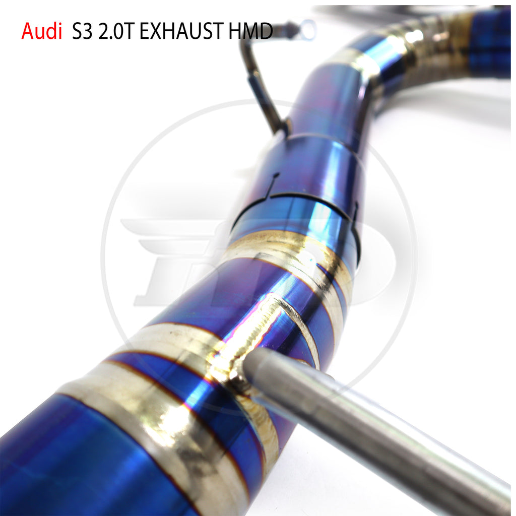 Audi S3 2.0T Catback Titanium Valved Sport Exhaust System