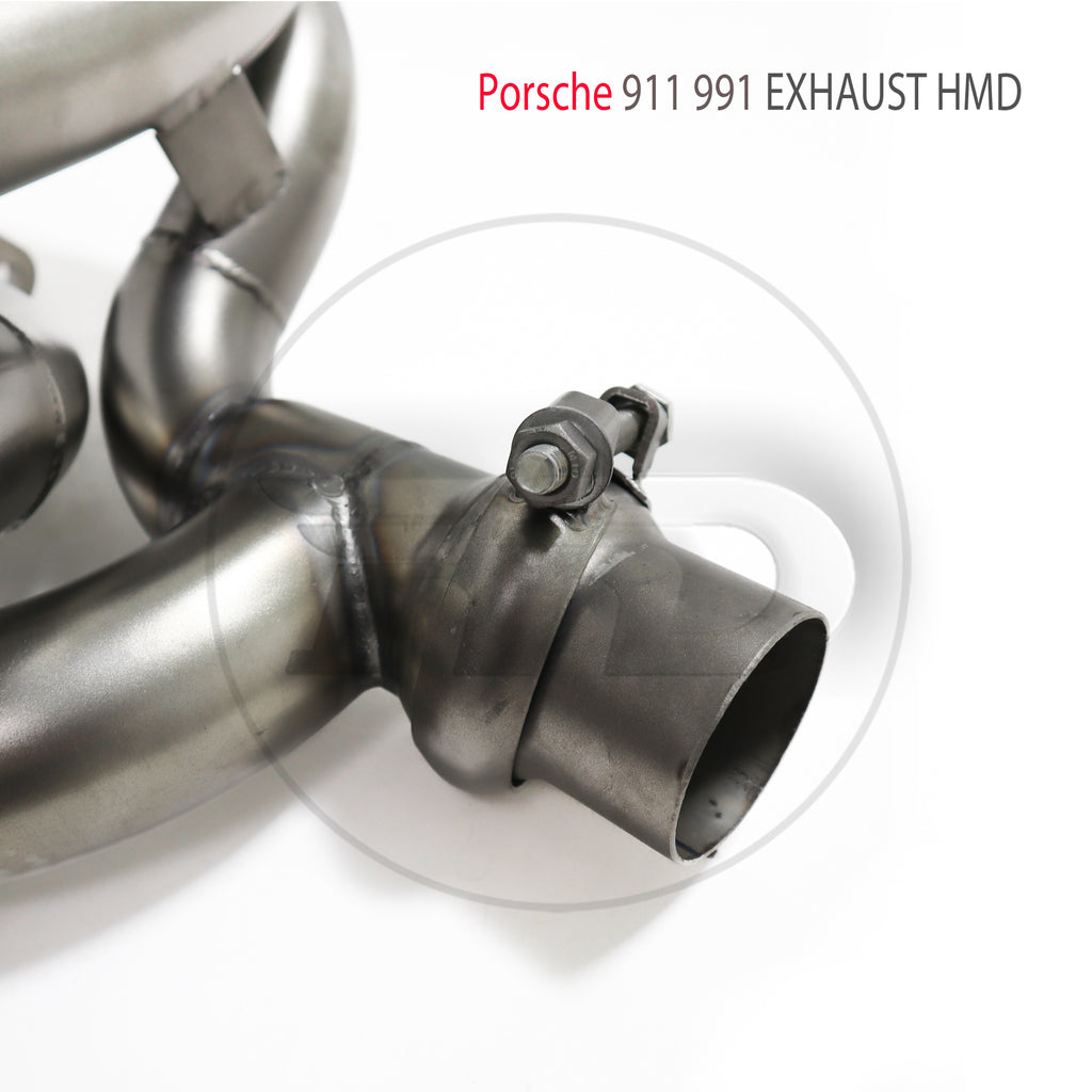 Stainless Steel Catback Exhaust for Porsche 991.1 with 991 GT2RS Style Rear Diffuser Conversion