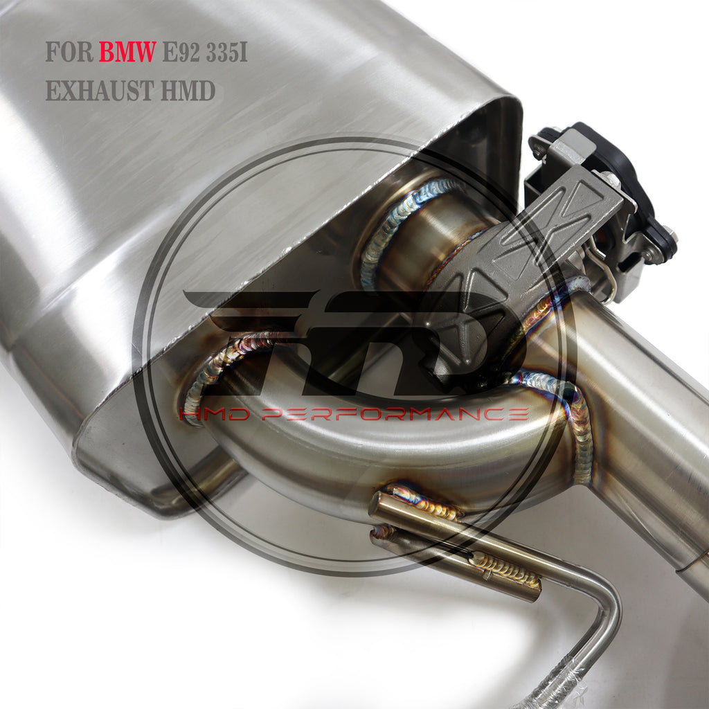 Valved Catback Exhaust For BMW E92 335i Modified To Fit M2 Rear Diffuser