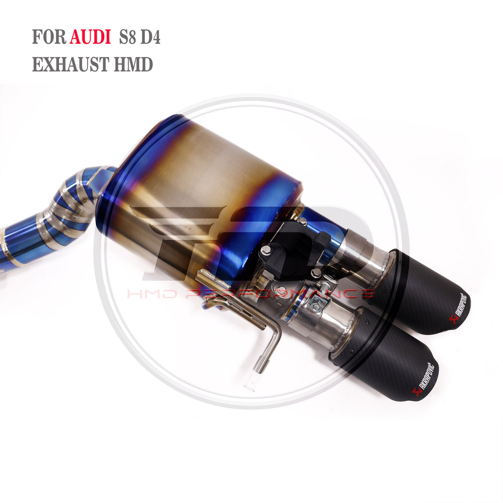 Audi S8 D4 Catback Titanium Valved Sport Exhaust System