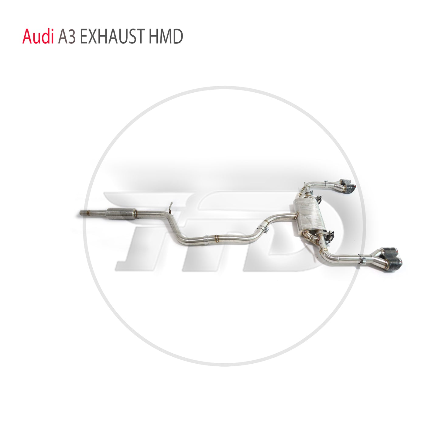 Auto Performance Catback for Audi A3 1.4T 1.8T 2.0T Electronic Valve Muffler Tuning ss304 System