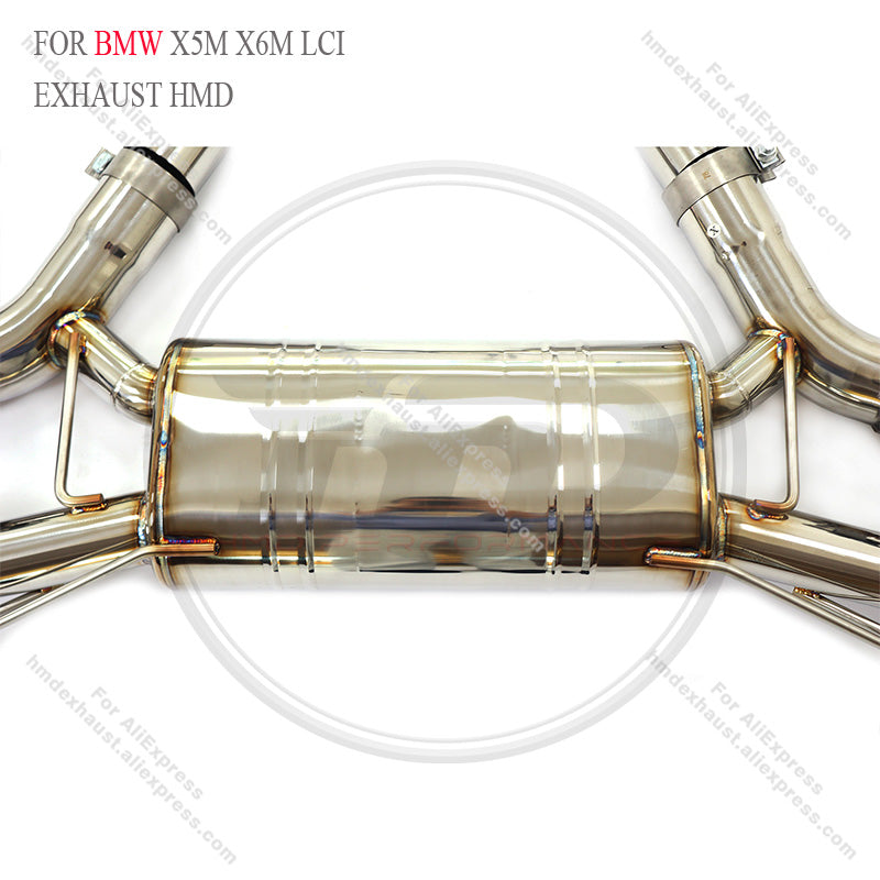 BMW X5M X6M LCI 2024+ catback sus304 Valved Sport Exhaust System