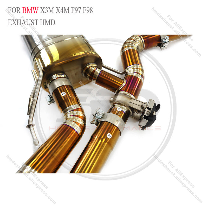 BMW X3M X4M F97 F98 2019-2021 Catback Titanium Valved Sport Exhaust System