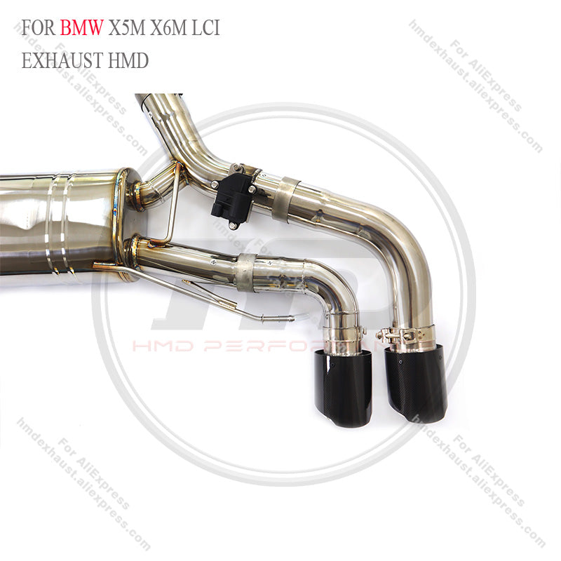 BMW X5M X6M LCI 2024+ catback sus304 Valved Sport Exhaust System
