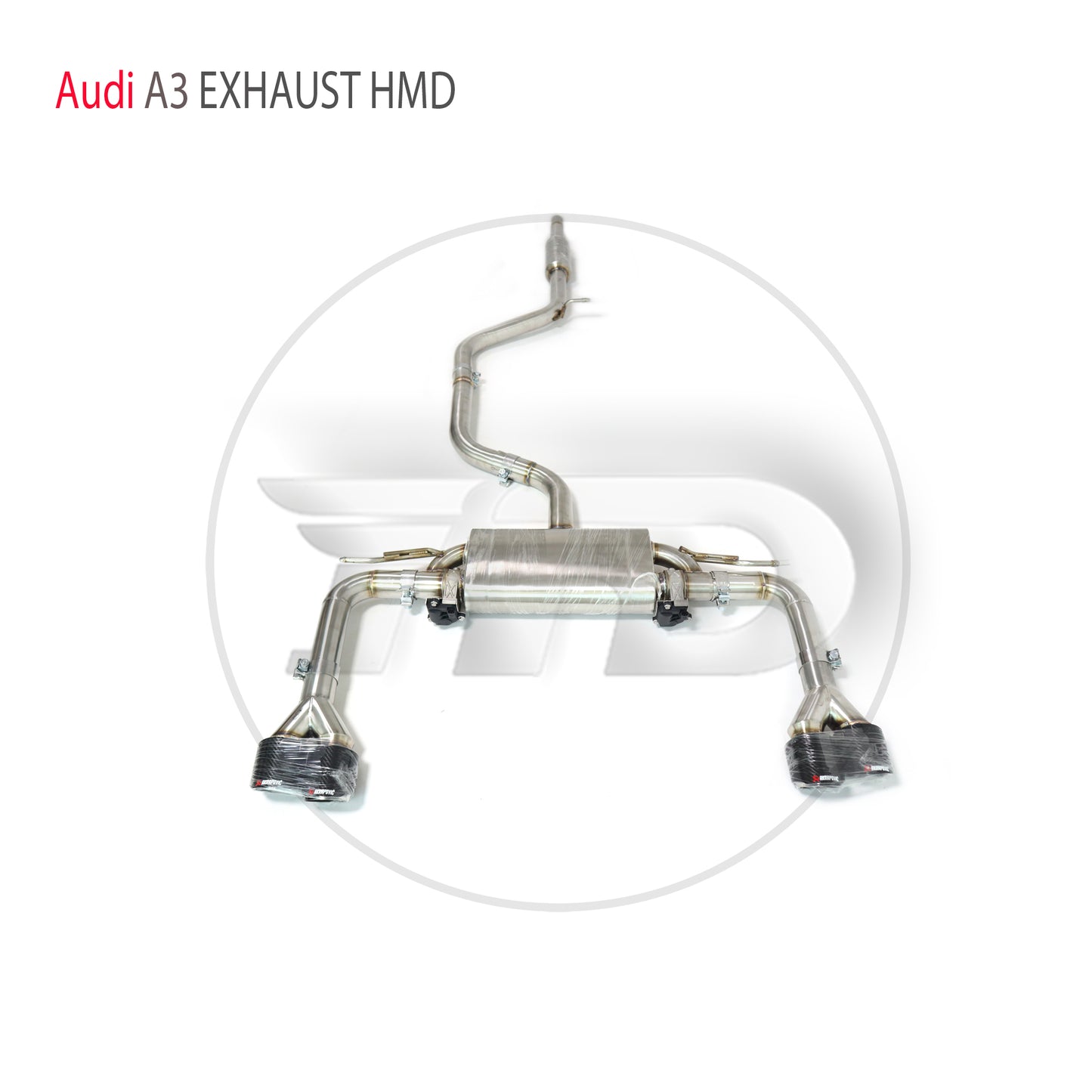 Auto Performance Catback for Audi A3 1.4T 1.8T 2.0T Electronic Valve Muffler Tuning ss304 System