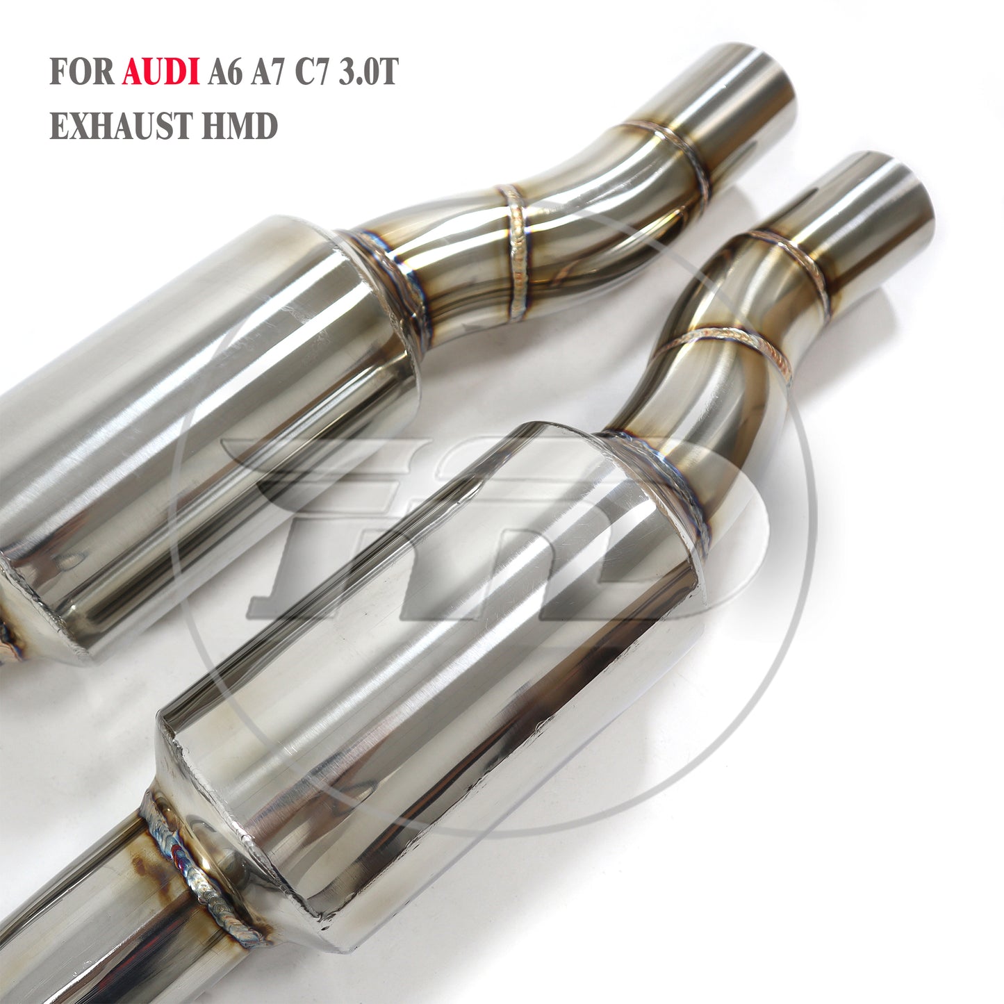 Car Accessories Front pipe second parts For Audi A6 A7 C7 3.0T Exhaust System High Flow Performance car