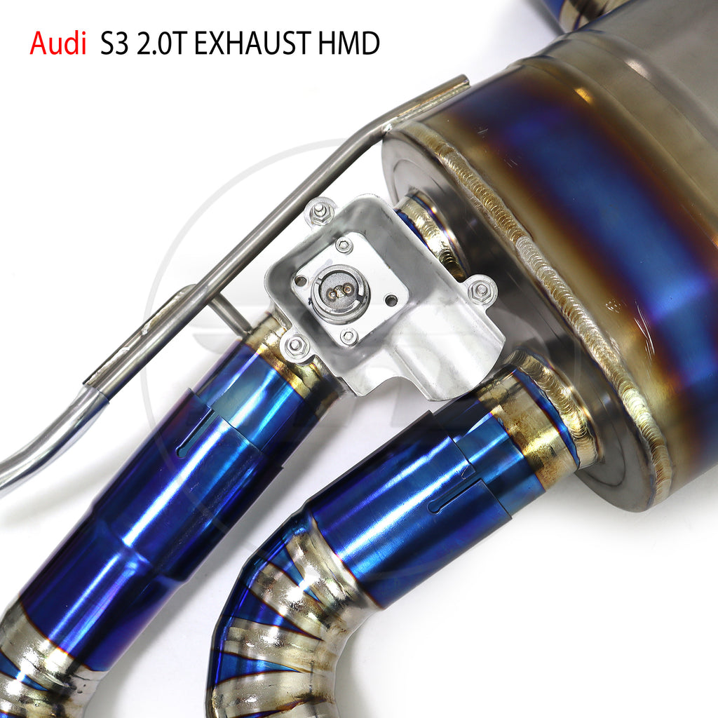 Audi S3 2.0T Catback Titanium Valved Sport Exhaust System
