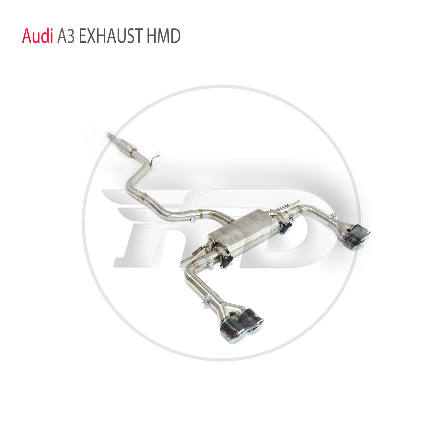 Auto Performance Catback for Audi A3 1.4T 1.8T 2.0T Electronic Valve Muffler Tuning ss304 System