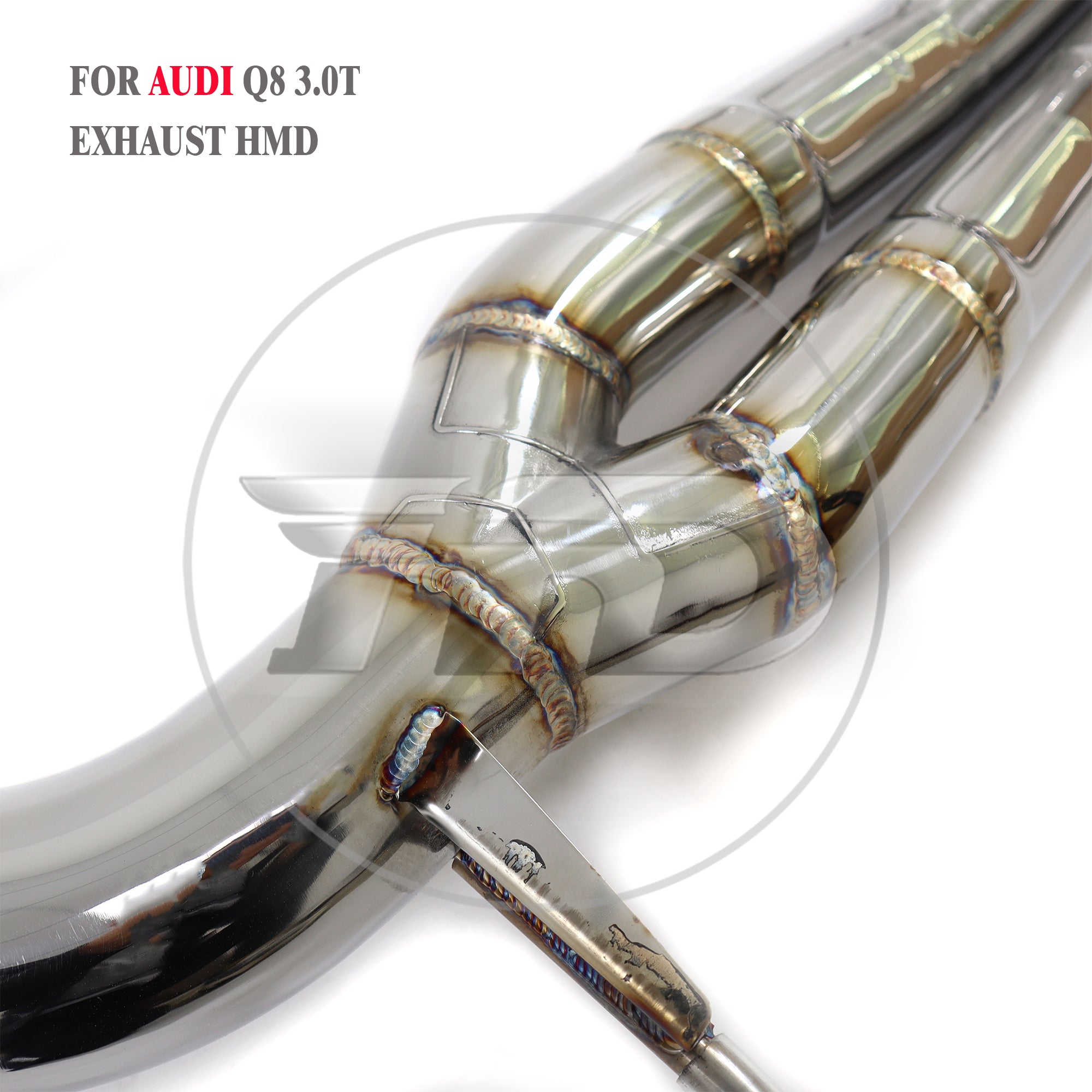 audi Q8 3.0T catback sus304 Valved Sport Exhaust System
