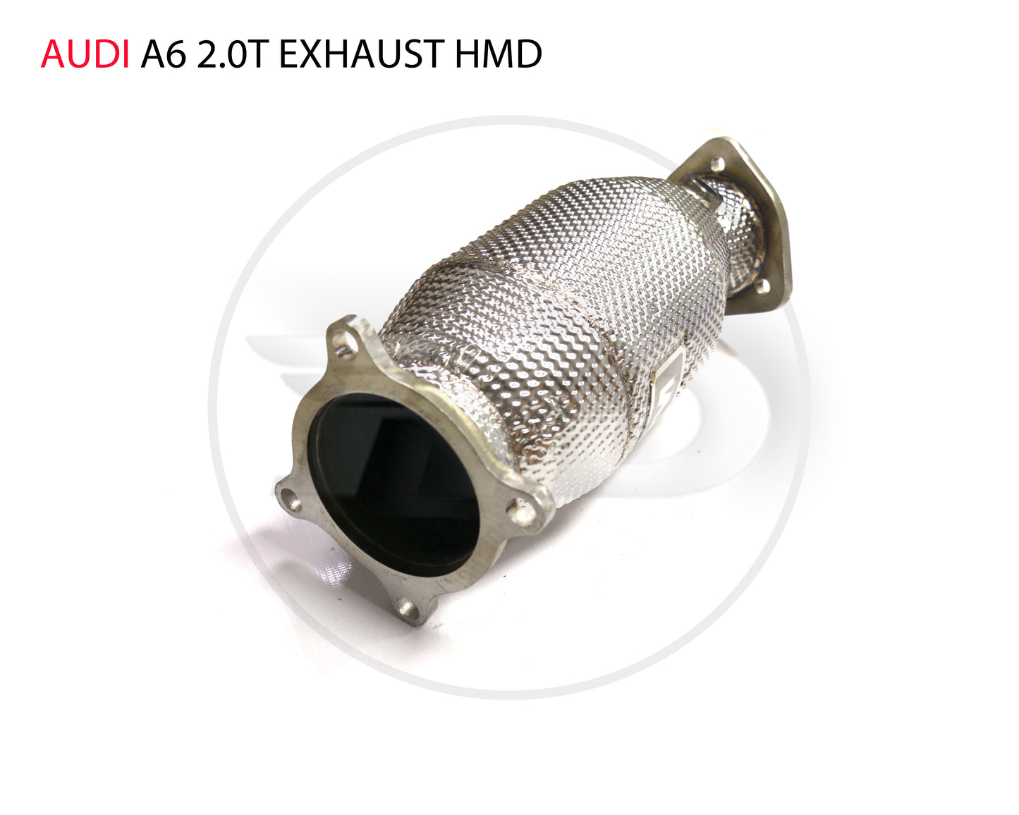 Car Accessories Without Catalytic Header For Audi A6 A7 C8 2.0T Exhaust System High Flow Performance Downpipe