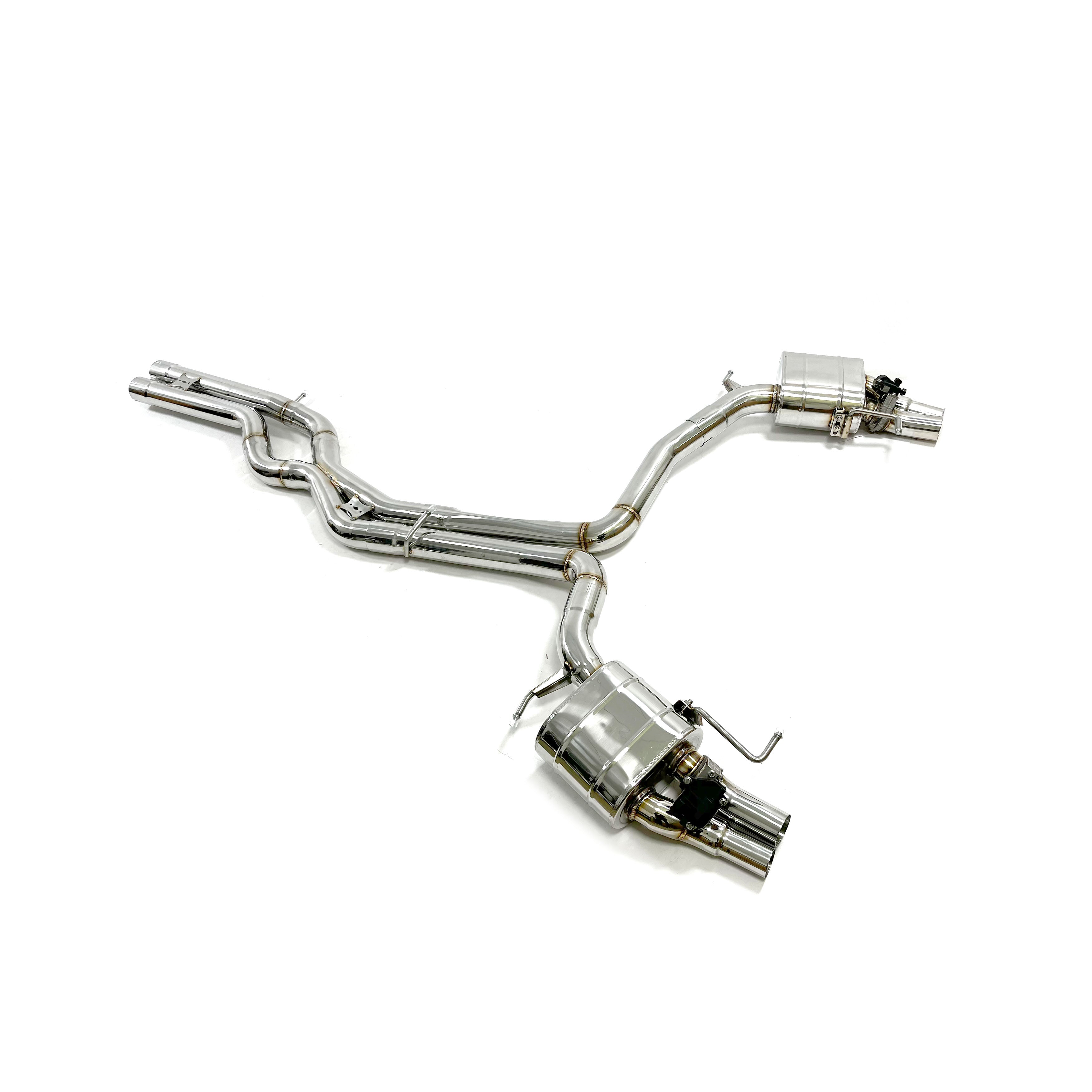 Audi RS6 RS7 C8 catback sus304 Valved Sport Exhaust System
