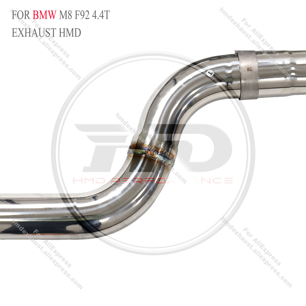 BMW M8 F92 4.4T Straight Catback SUS304 High Flow Exhaust System