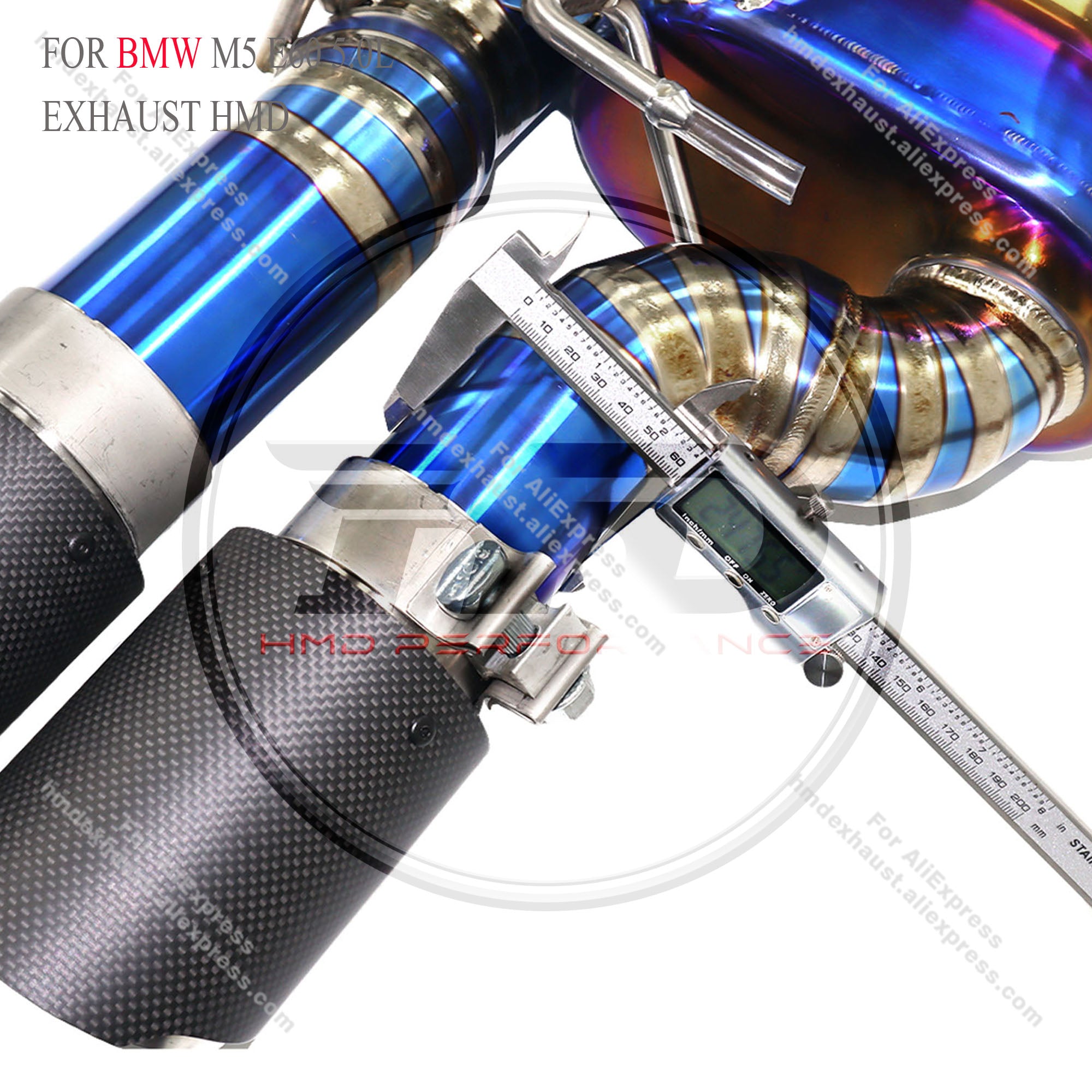 BMW M5 E60 5.0L Catback Titanium Valved Sport Exhaust System