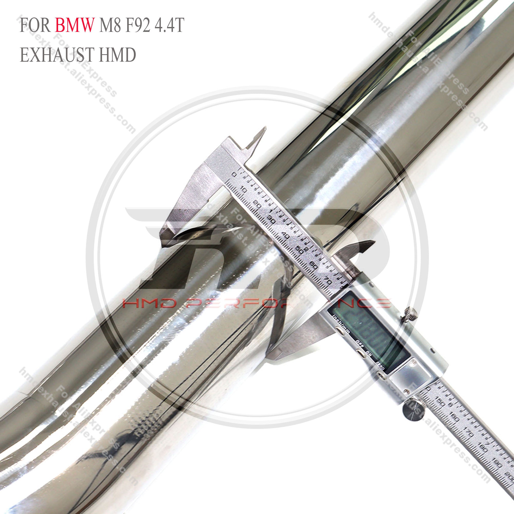 BMW M8 F92 4.4T Straight Catback SUS304 High Flow Exhaust System