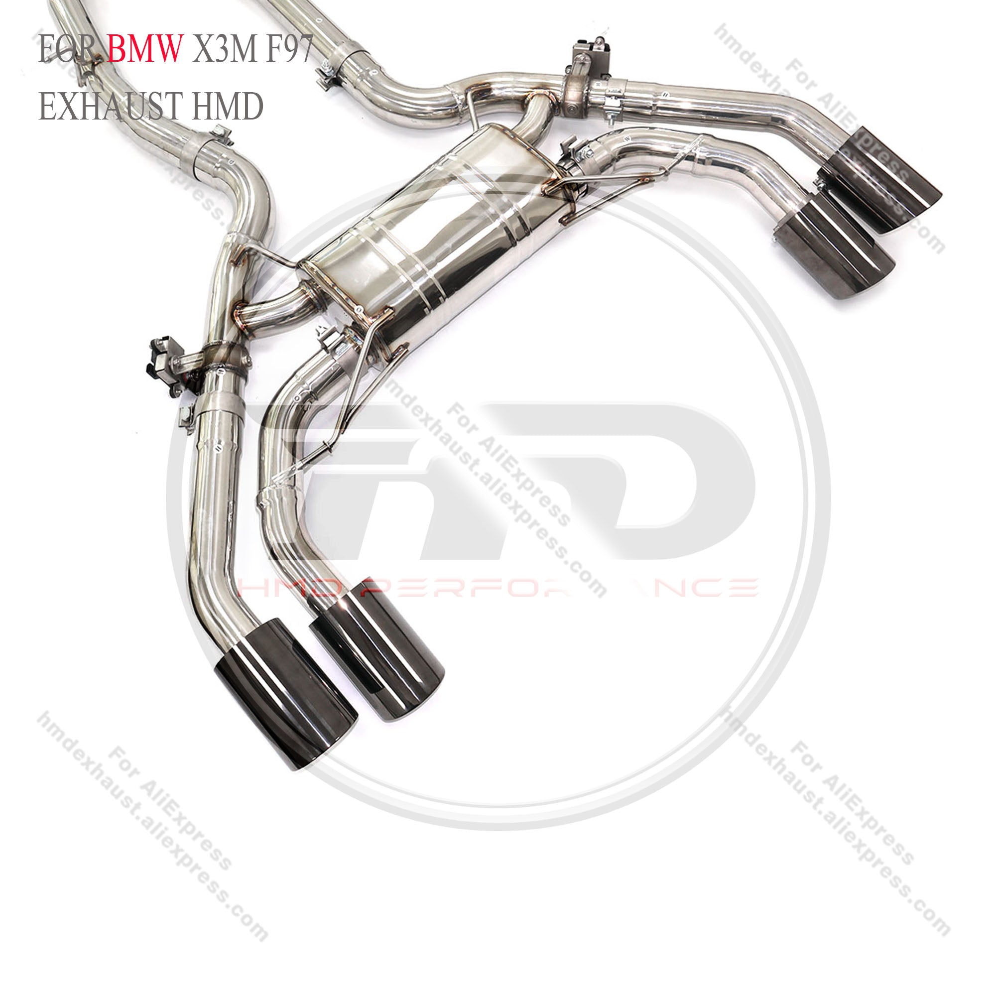 BMW X3M F97 catback sus304 Valved Sport Exhaust System