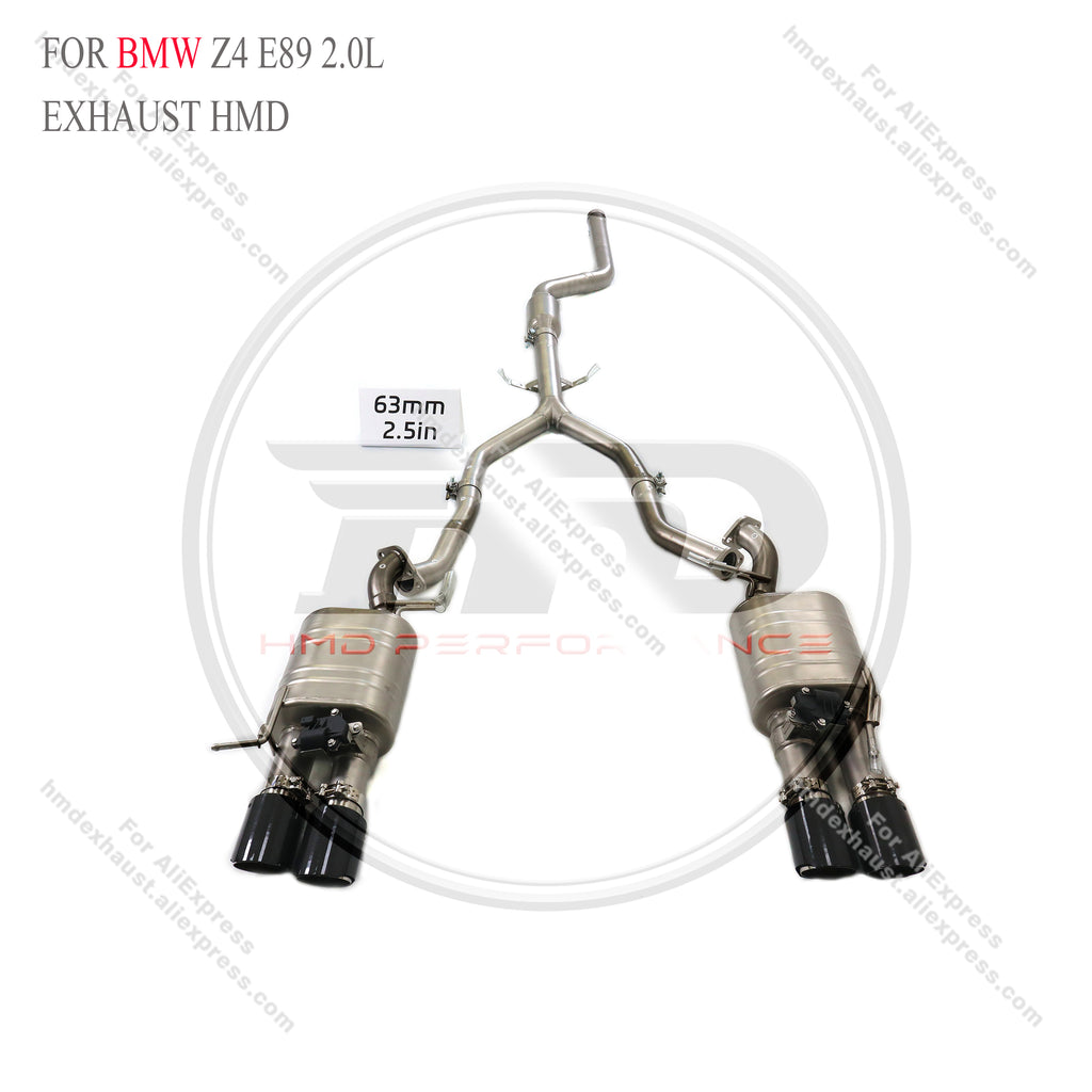 BMW Z4 E89 2.0L catback sus304 Valved Sport Exhaust System