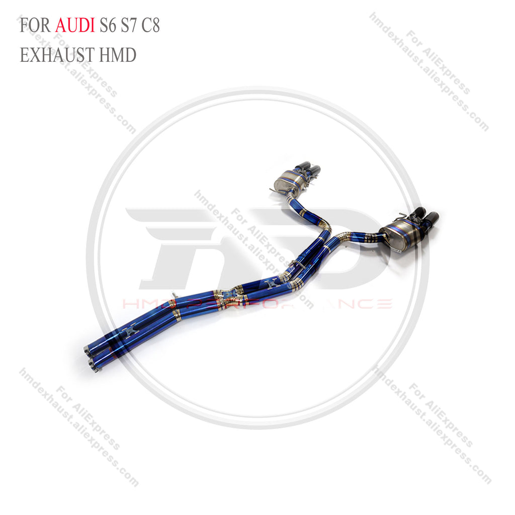 Audi S6 S7 C8 Catback Titanium Valved Sport Exhaust System