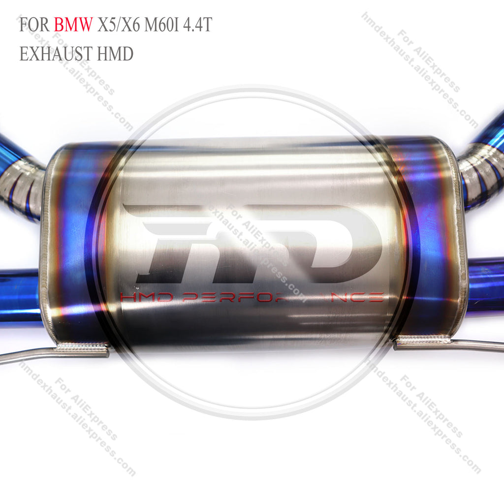 BMW X5 X6 M60i 4.4T Catback Titanium Valved Sport Exhaust System