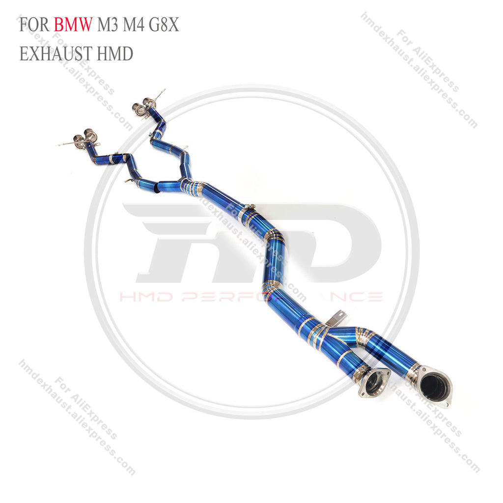 BMW M3 M4 G8X Straight Catback Titanium Racing Grade Exhaust System