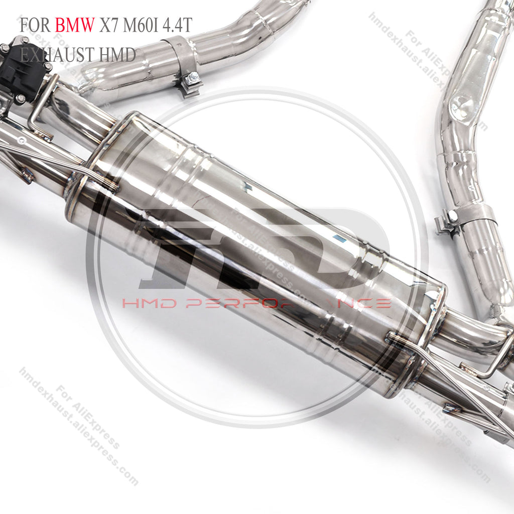 BMW X7 M60i 4.4T catback sus304 Valved Sport Exhaust System