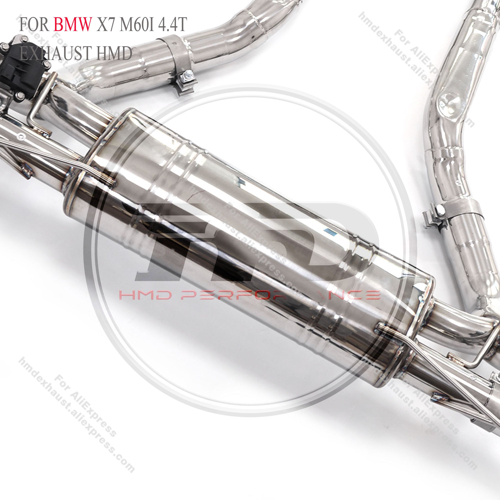 BMW X7 M60i 4.4T catback sus304 Valved Sport Exhaust System