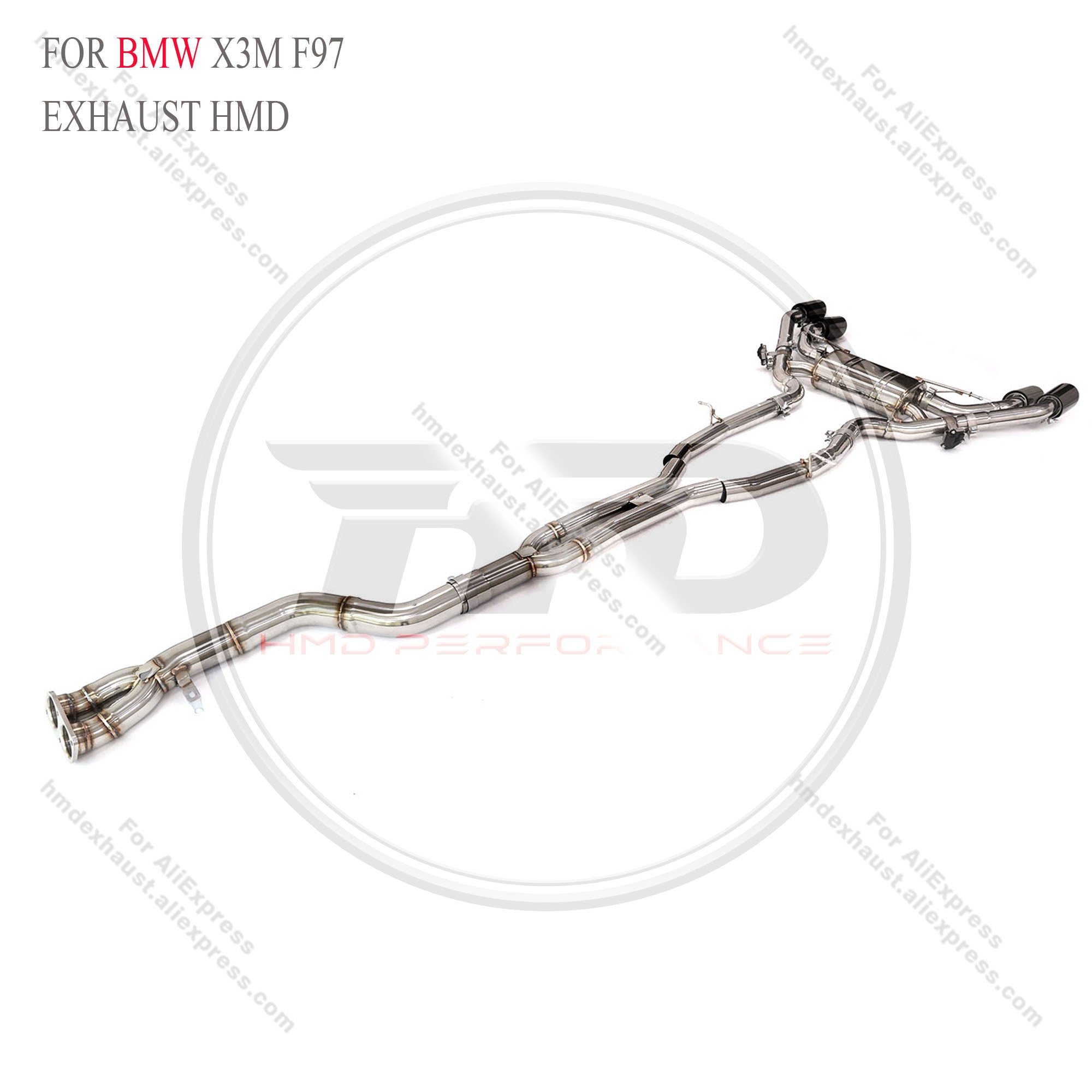BMW X3M F97 catback sus304 Valved Sport Exhaust System