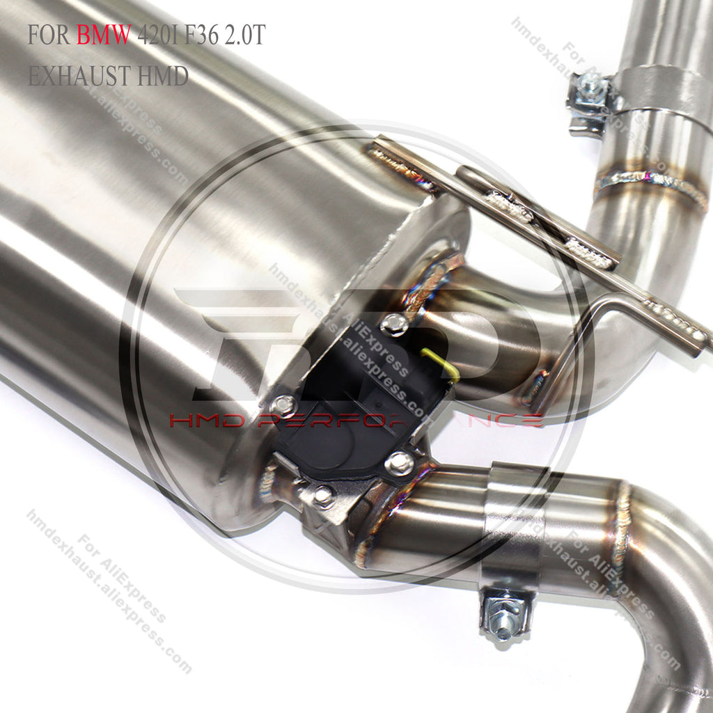 BMW 420i F36 2.0T catback sus304 Valved Sport Exhaust System