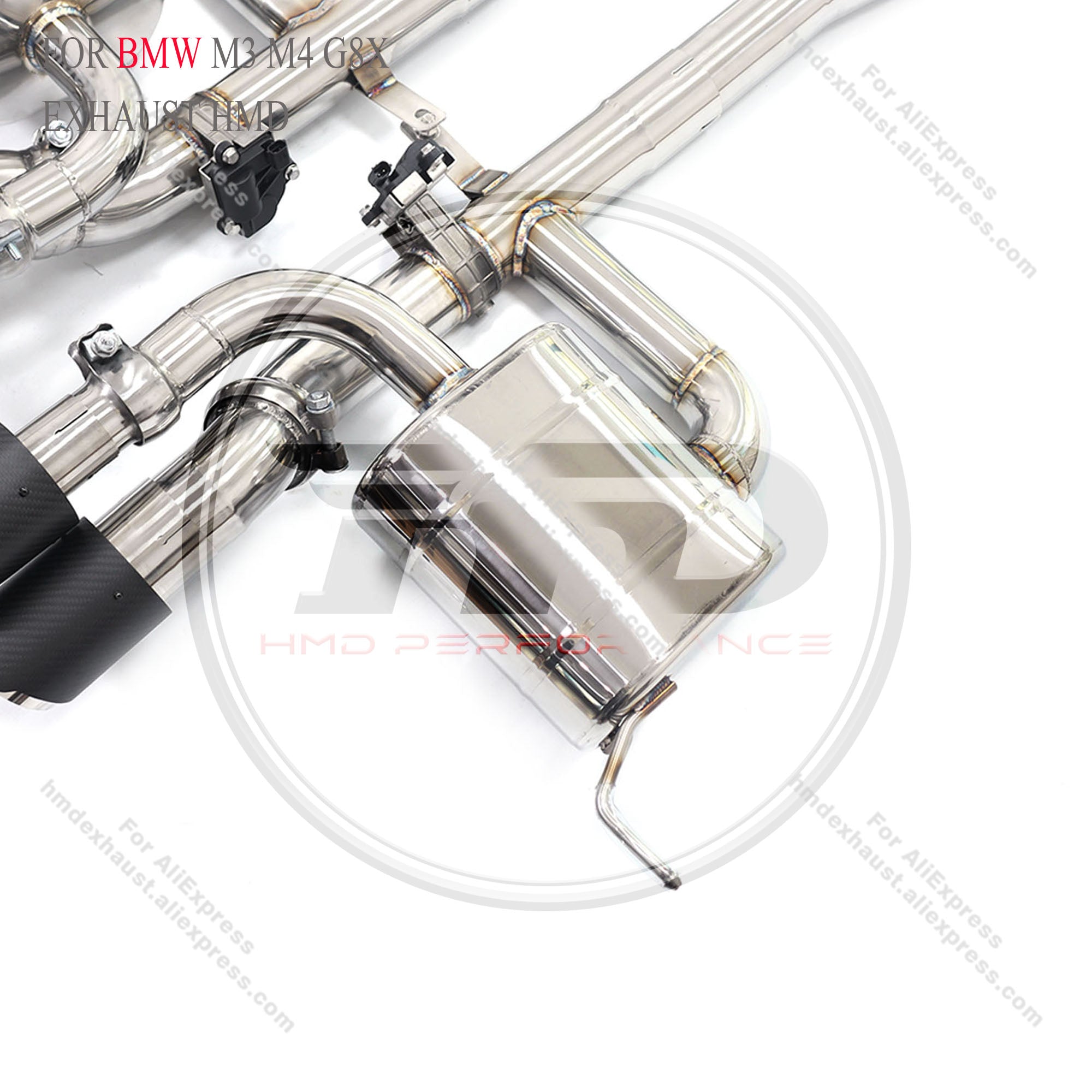 BMW M3 M4 G8X Stainless Steel Gatling‑Style CatBack Exhaust System