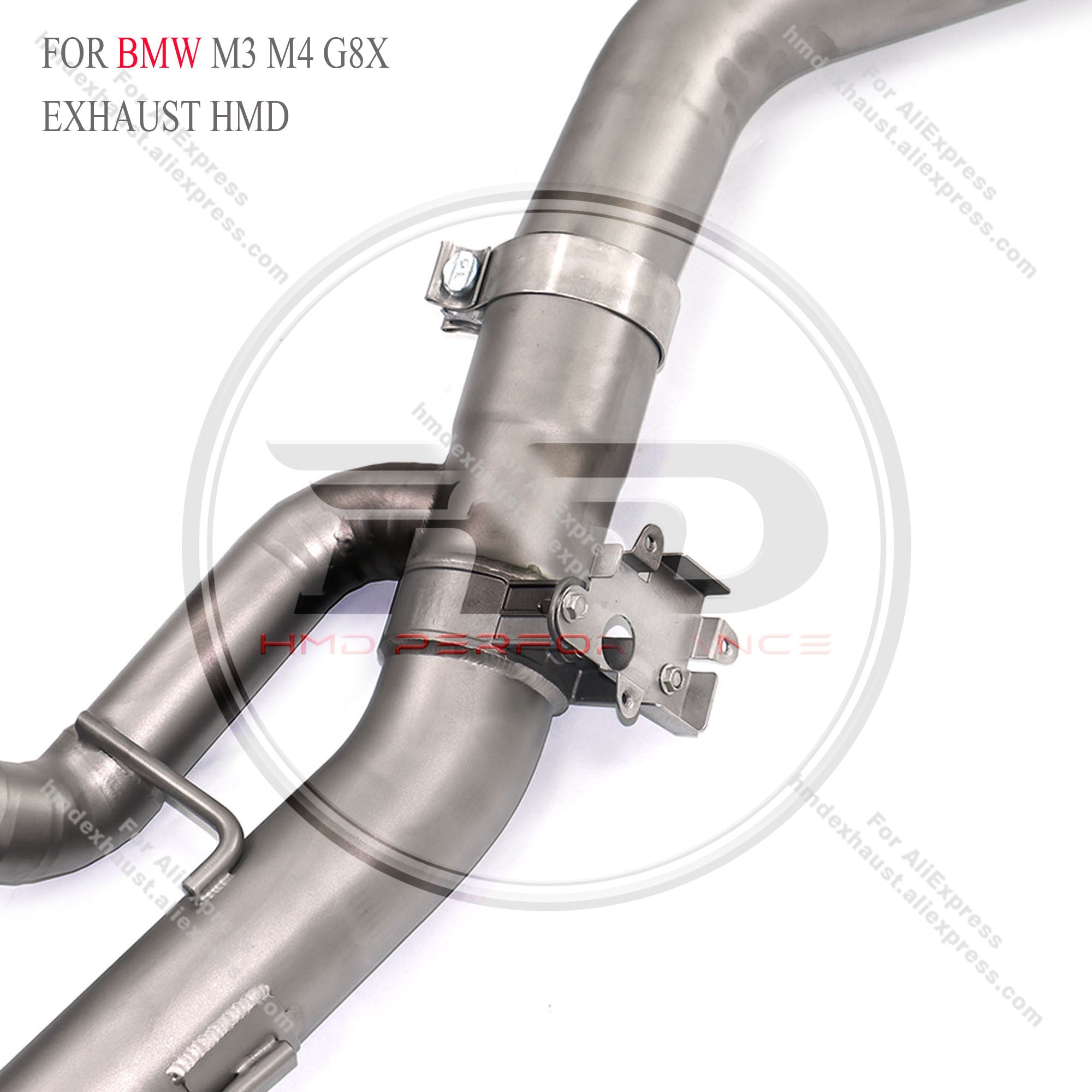 BMW M3 M4 G8X Stainless Steel Sandblasted CatBack Exhaust System Regular Style