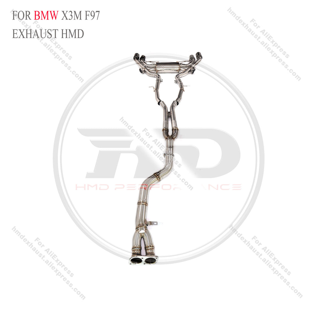 BMW X3M F97 catback sus304 Valved Sport Exhaust System