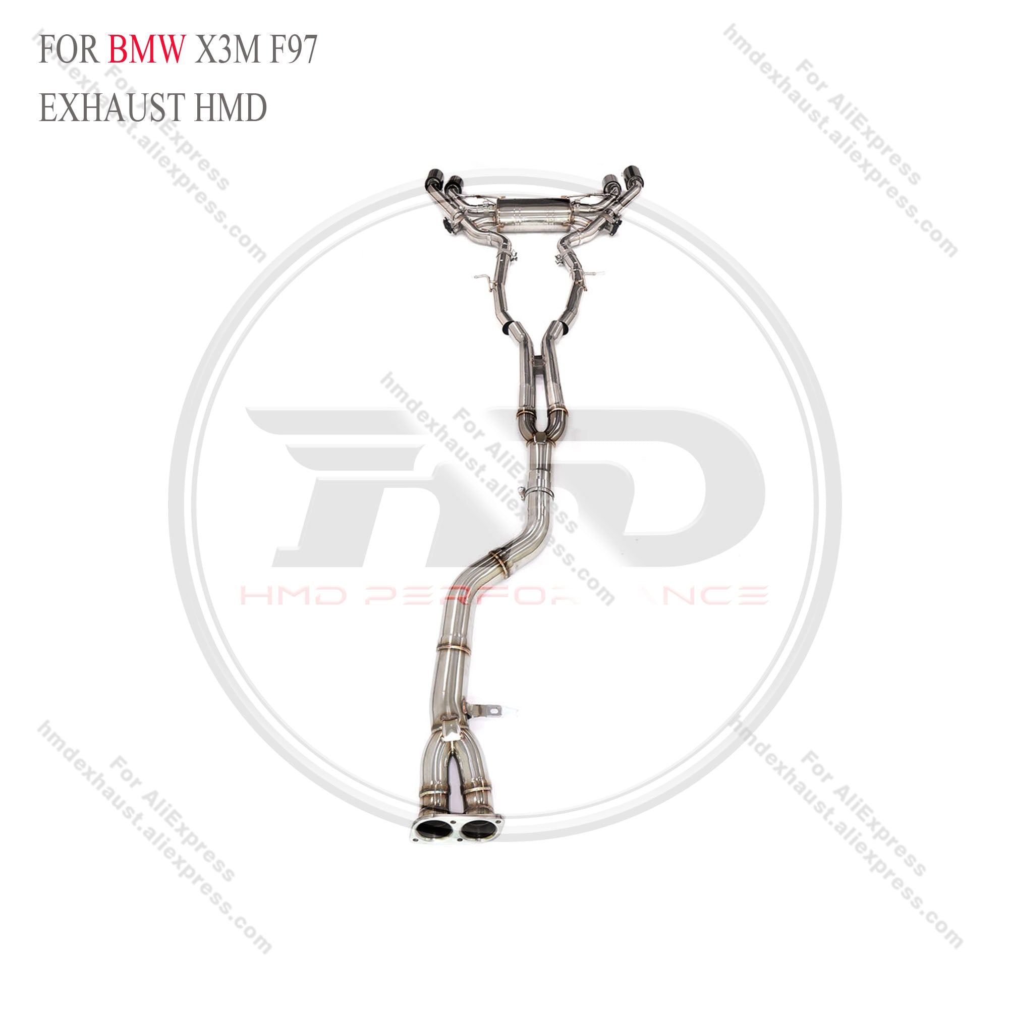BMW X3M F97 catback sus304 Valved Sport Exhaust System