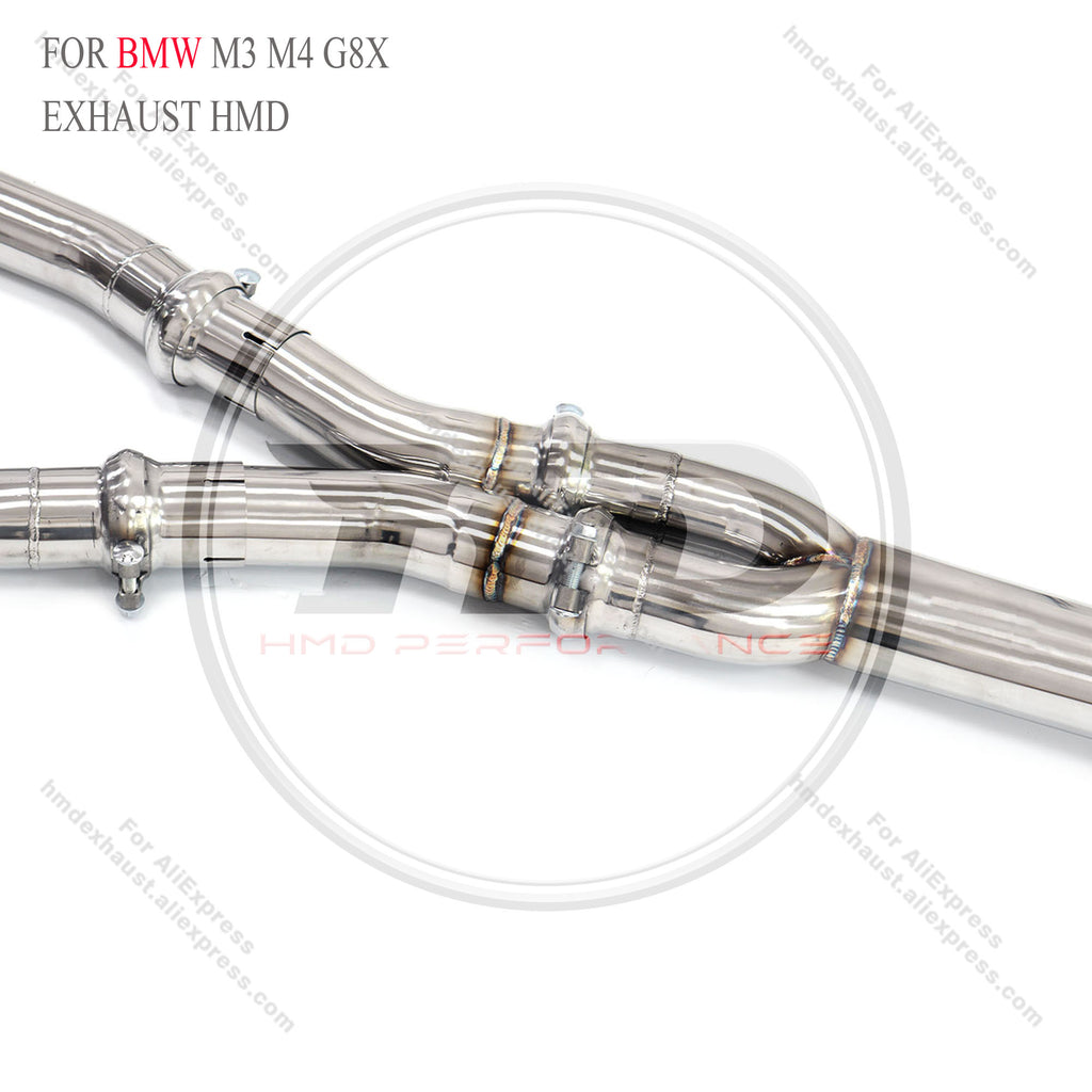 BMW M3 M4 G8X Stainless Steel Gatling‑Style CatBack Exhaust System