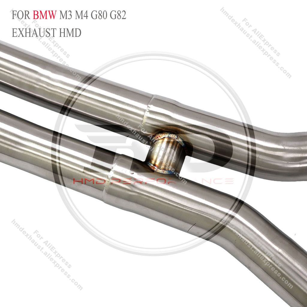 BMW M3 M4 G80 G82 Stainless Steel Gatling‑Style Cat‑Back Exhaust System