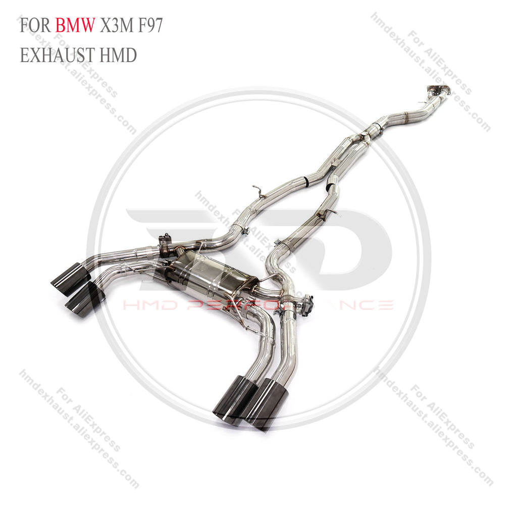 BMW X3M F97 catback sus304 Valved Sport Exhaust System