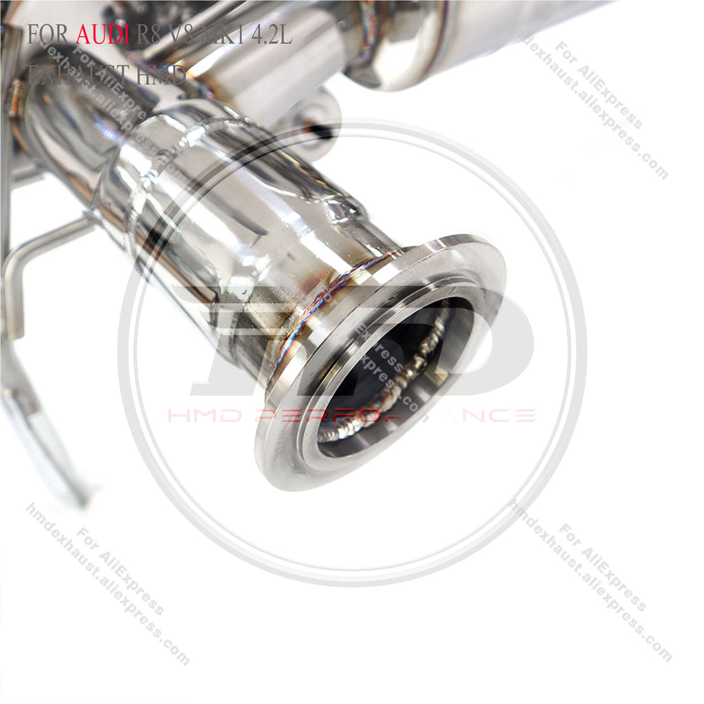 Audi R8 V8 MK1 4.2L catback sus304 Valved Sport Exhaust System