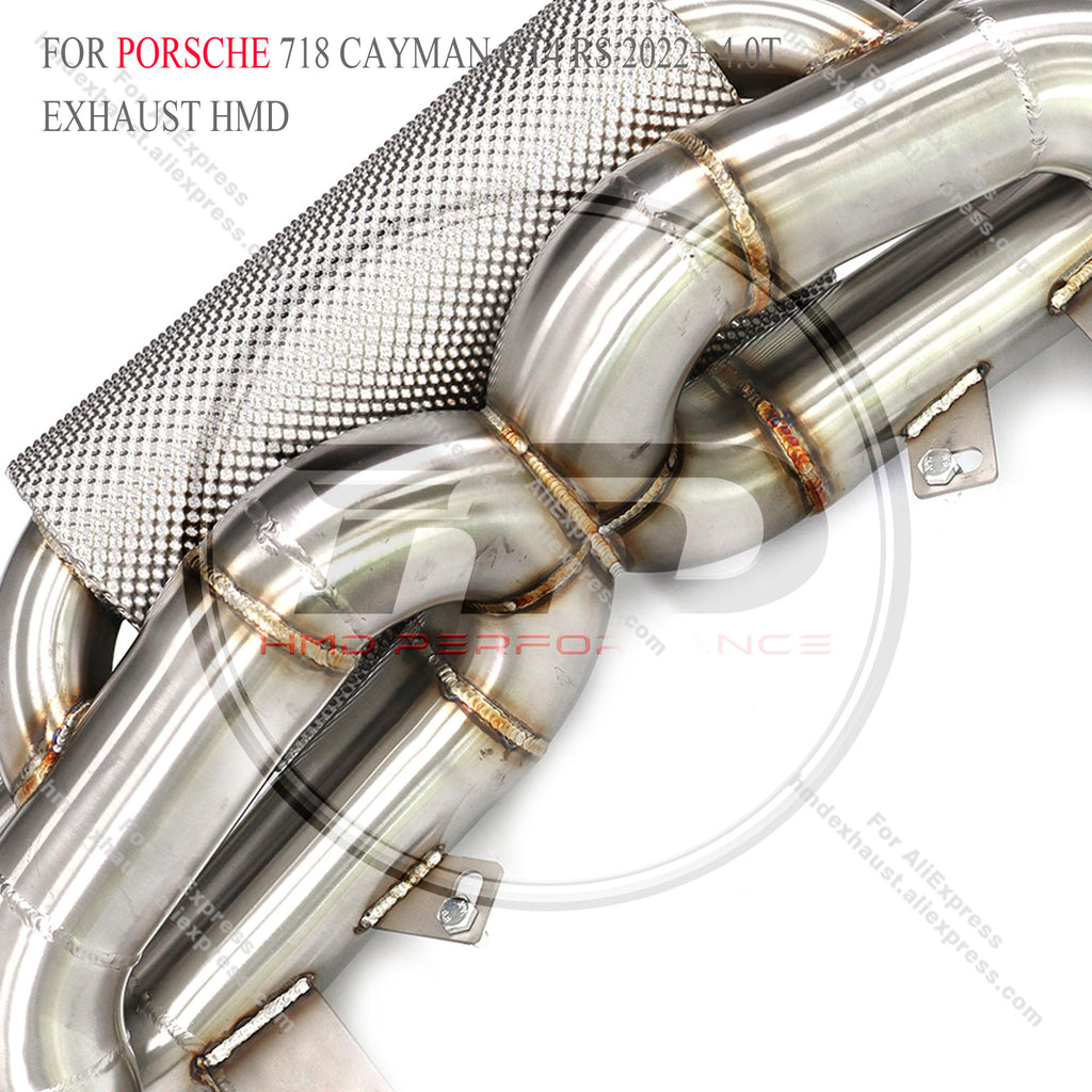 Porsche 718 GT4 RS 4.0 catback sus304 Valved Sport Exhaust System