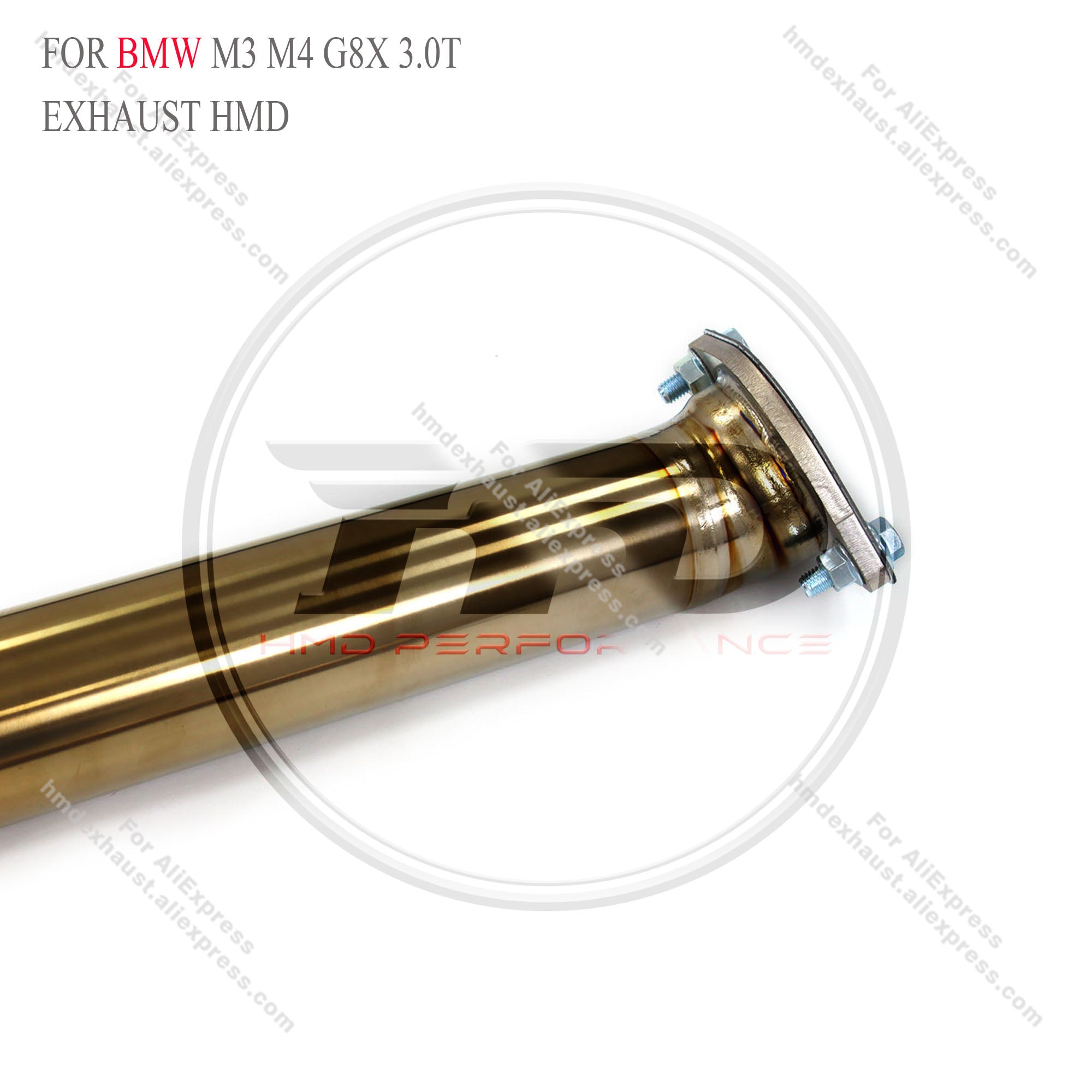Titanium Valved Catback Exhaust With Equal‑Length Mid‑Pipe For BMW M3 M4 G8X 3.0‑L Turbo