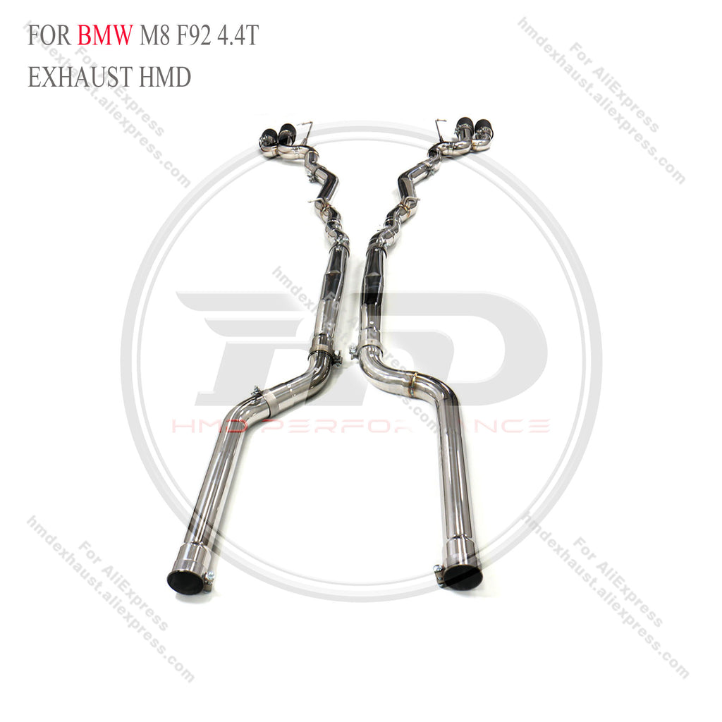 BMW M8 F92 4.4T Straight Catback SUS304 High Flow Exhaust System